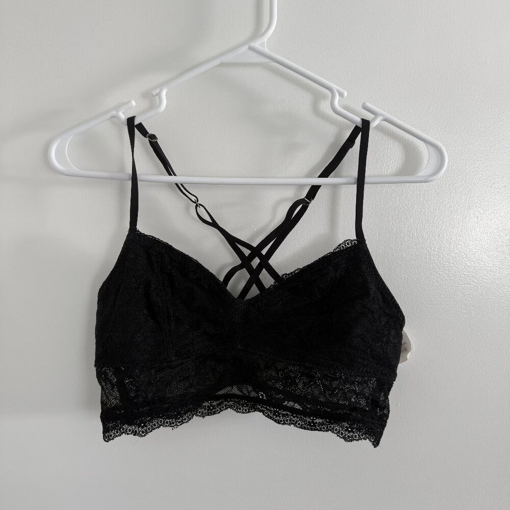 Abercrombie & Fitch Black Lace Bralette